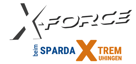 azzurro-X-Force beim Sparda Xtrem-Event - die Logos